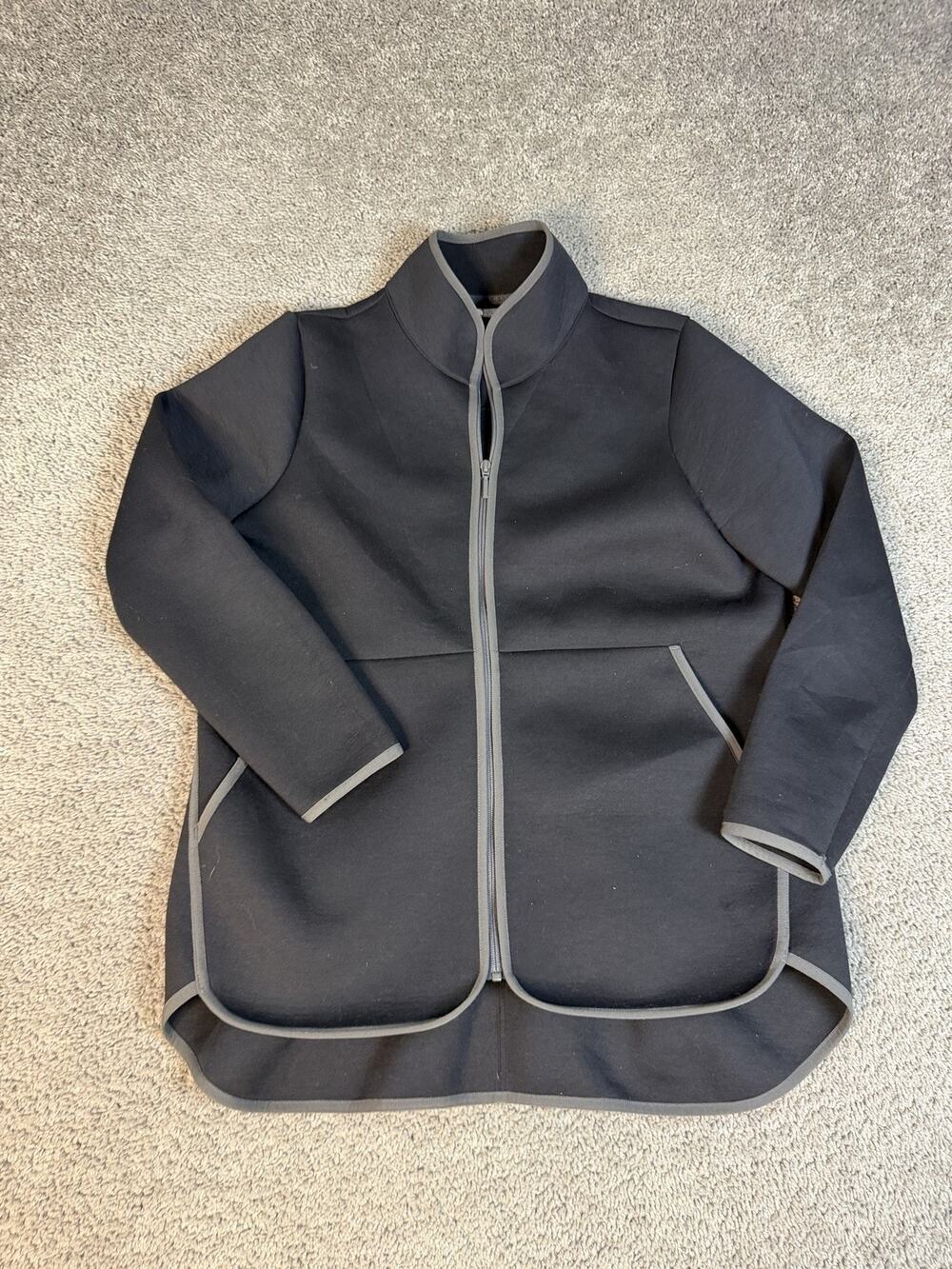 The North Face Jacket Womens XL Black Thermal 3D Mid-Length Full Zip Pockets